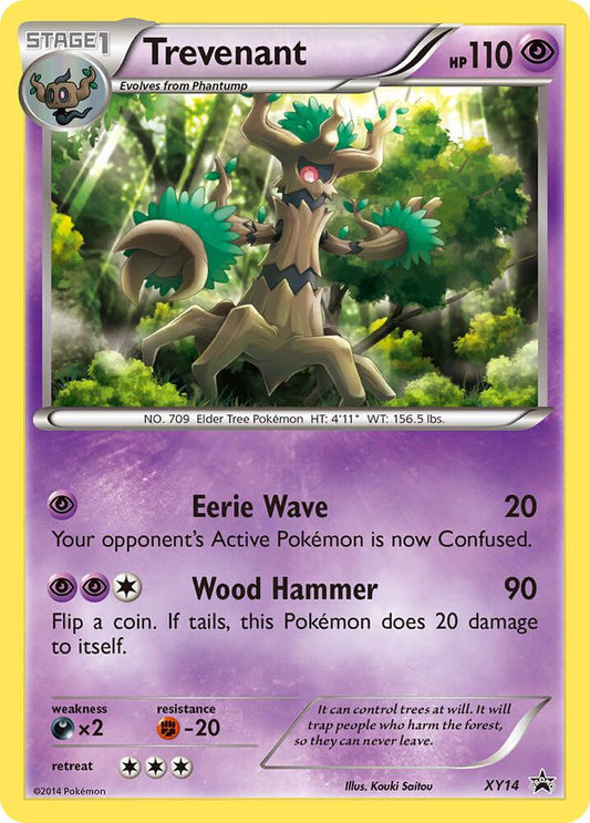 Pokemon Trevenant XY14 XY Black Star Promos