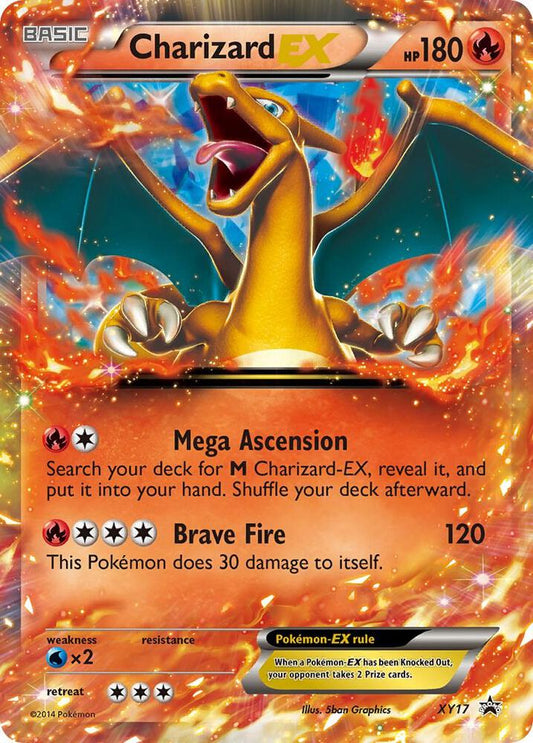 Pokemon Charizard EX XY17 XY Black Star Promos