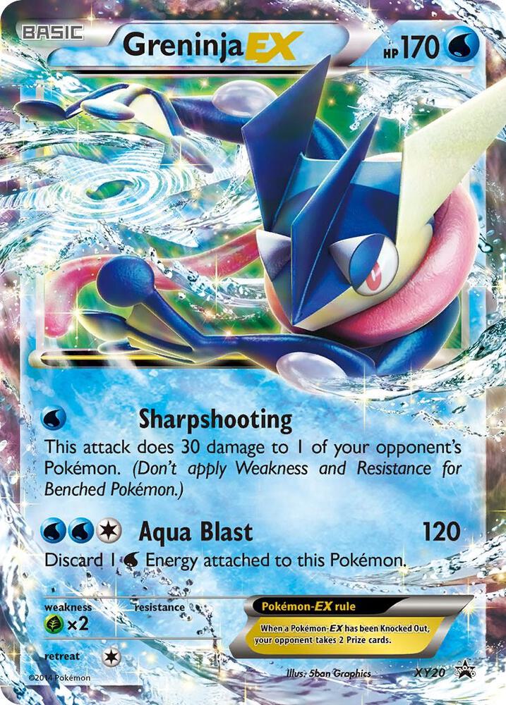 Pokemon Greninja EX XY20 XY Black Star Promos