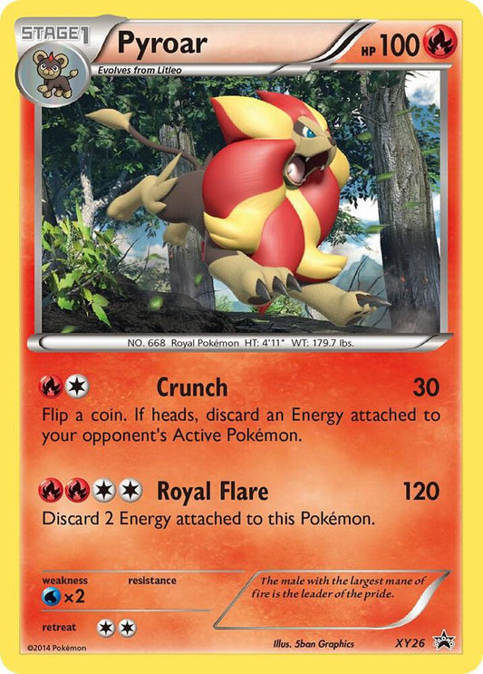 Pokemon Pyroar XY26 XY Black Star Promos