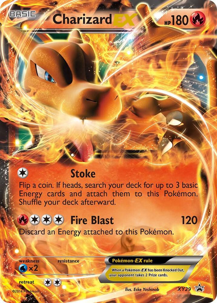 Pokemon Charizard EX XY29 XY Black Star Promos
