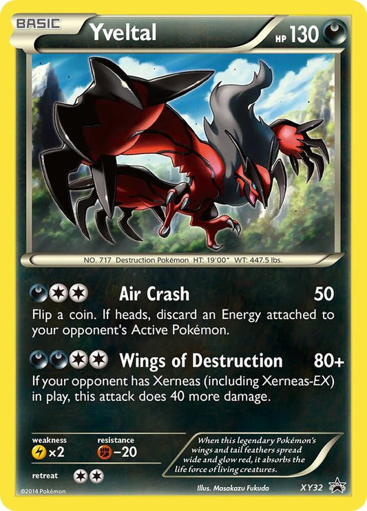 Pokemon Yveltal XY32 XY Black Star Promos