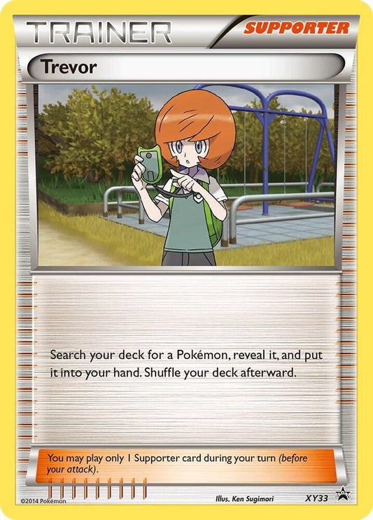 Pokemon Trevor XY33 XY Black Star Promos