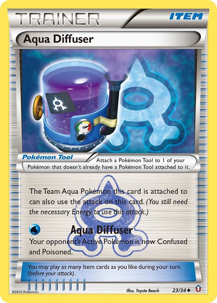 Pokemon Aqua Diffuser 23/34 Double Crisis