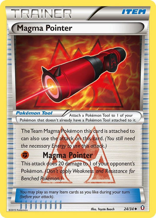 Pokemon Magma Pointer 24/34 Double Crisis