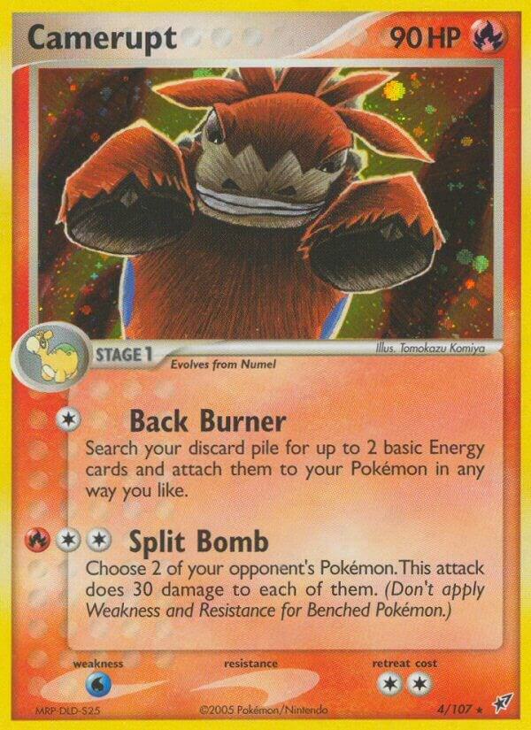 Pokemon Camerupt 4/107 Deoxys