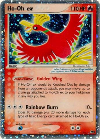 Pokemon Ho-Oh ex 17/17 Holo POP Series 3