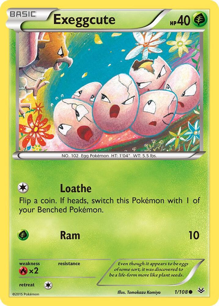 Pokemon Exeggcute 1/108 Roaring Skies