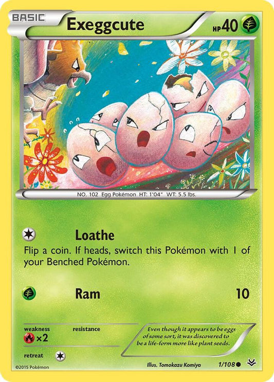 Pokemon Exeggcute 1/108 Roaring Skies