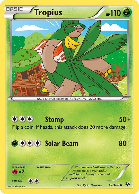 Pokemon Tropius 12/108 Roaring Skies