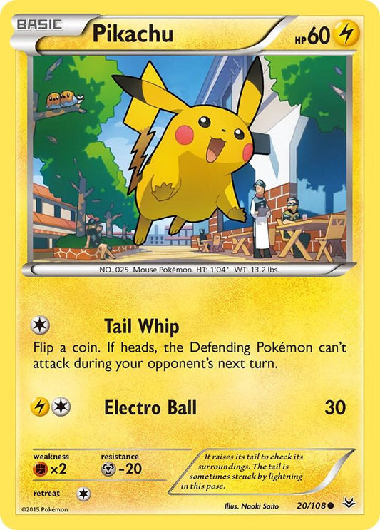 Pokemon Pikachu 20/108 Roaring Skies