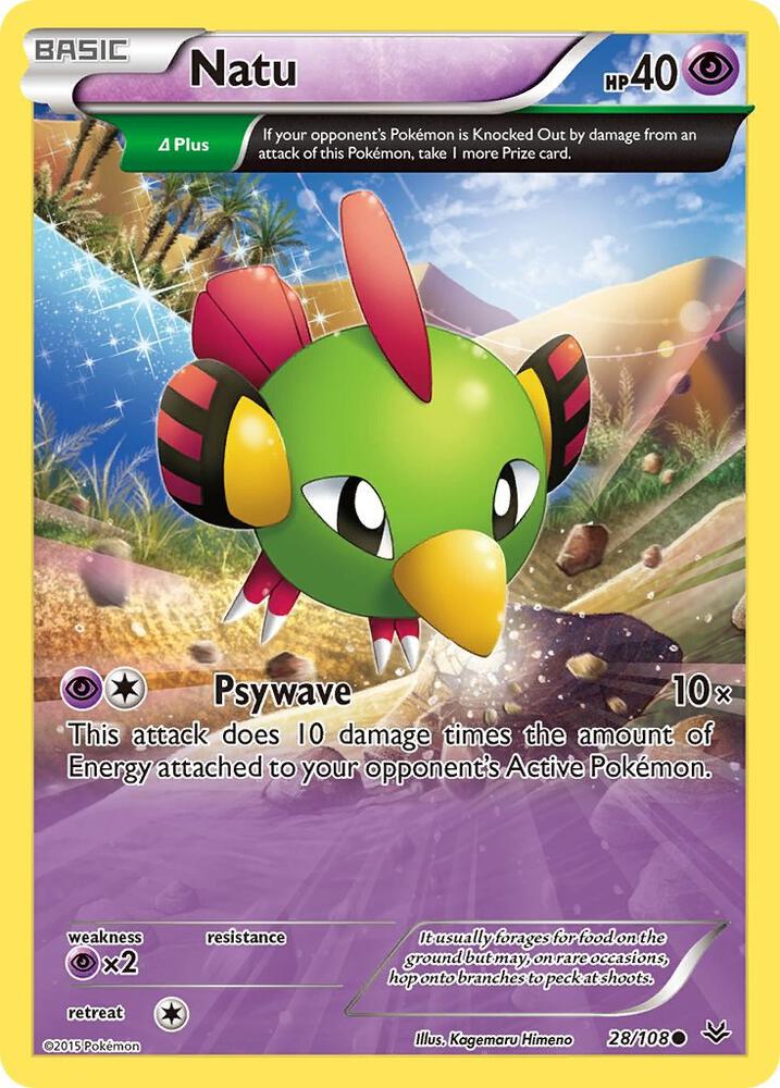 Pokemon Natu 28/108 Roaring Skies