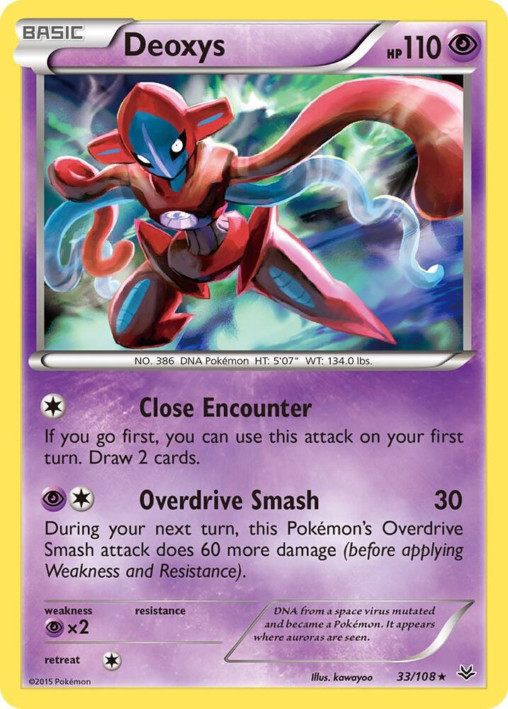 Pokemon Deoxys 33/108 Roaring Skies
