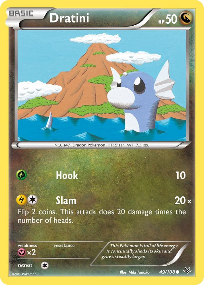 Pokemon Dratini 49/108 Roaring Skies