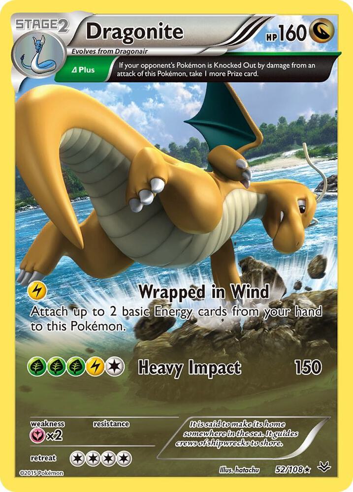 Pokemon Dragonite 52/108 Roaring Skies