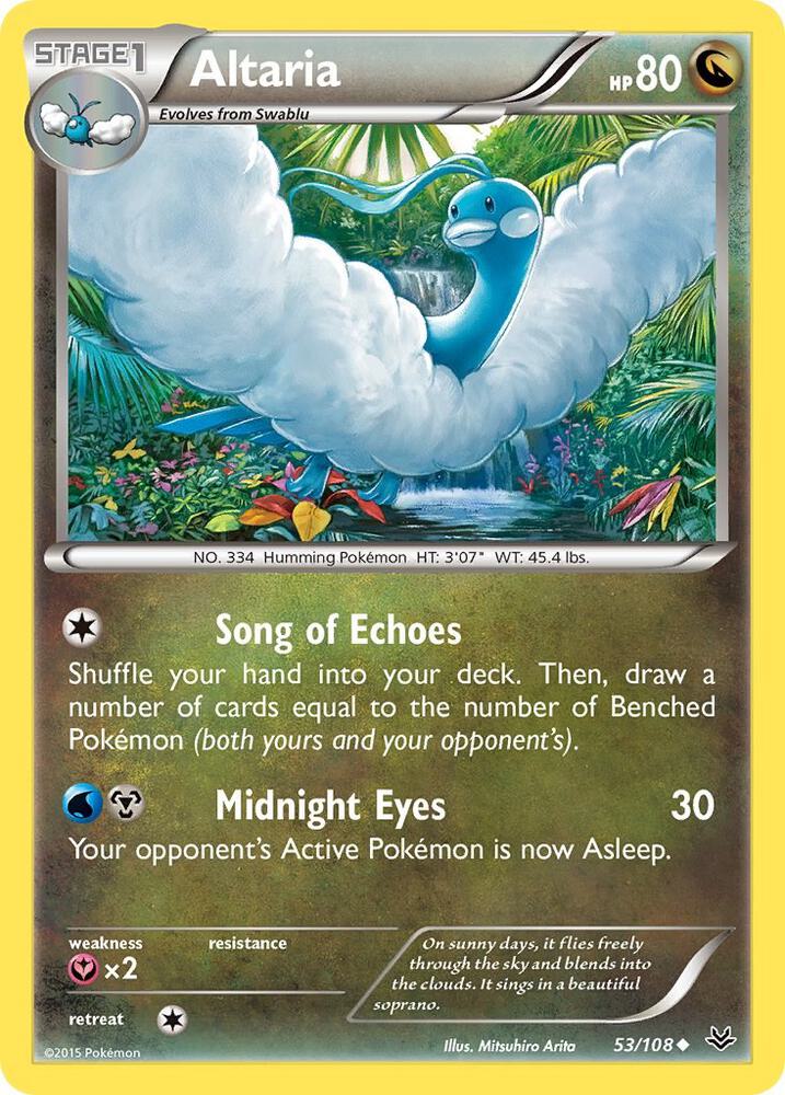 Pokemon Altaria 53/108 Roaring Skies