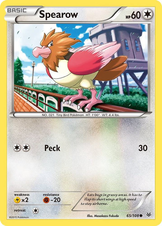 Pokemon Spearow 65/108 Roaring Skies