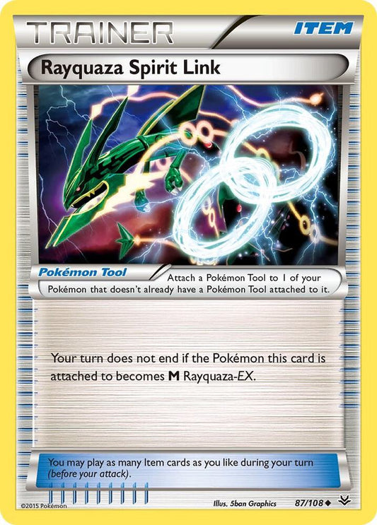 Pokemon Rayquaza Spirit Link 87/108 Roaring Skies