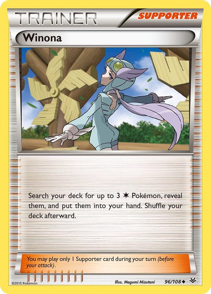 Pokemon Winona 96/108 Roaring Skies