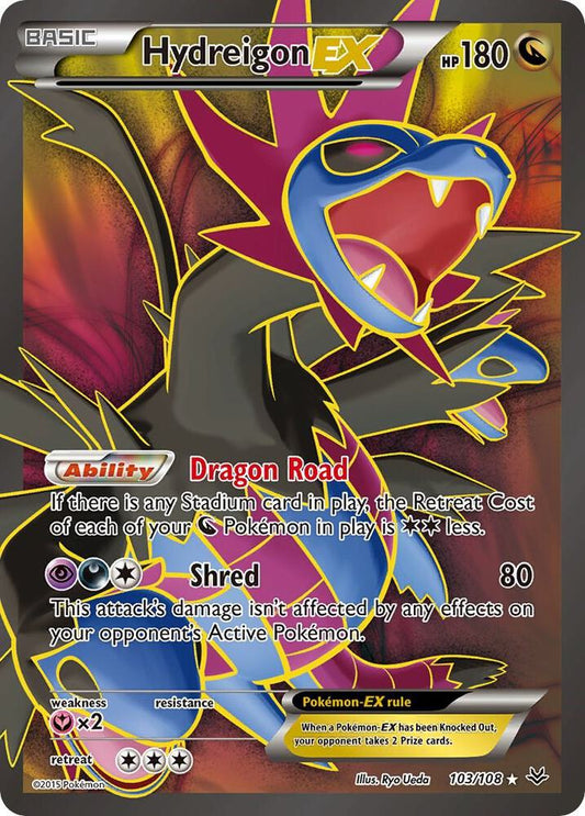 Pokemon Hydreigon EX 103/108 Roaring Skies