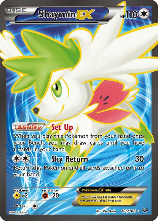 Pokemon Shaymin EX 106/108 Roaring Skies