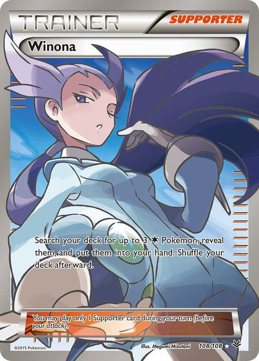Pokemon Winona 108/108 Roaring Skies