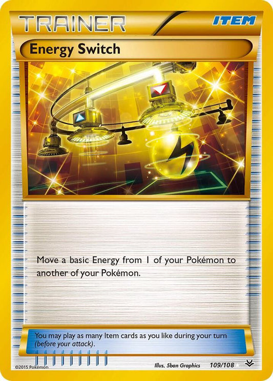 Pokemon Energy Switch 109/108 Roaring Skies