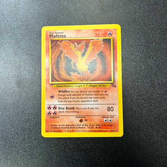Pokemon TCG Fossil Moltres 27/62