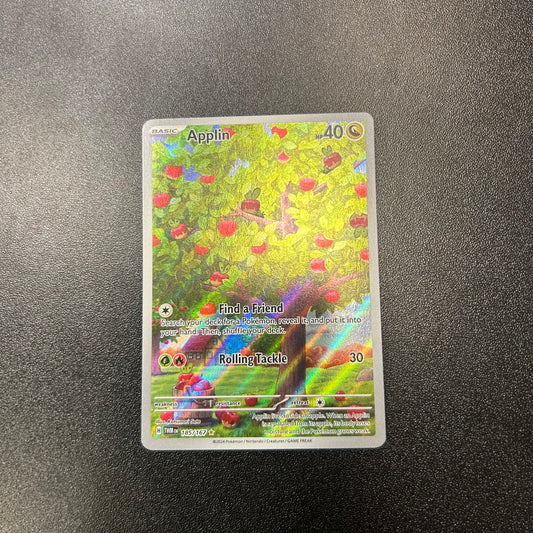 Pokemon TCG Applin Full Art 185/167 Twilight Masquerade