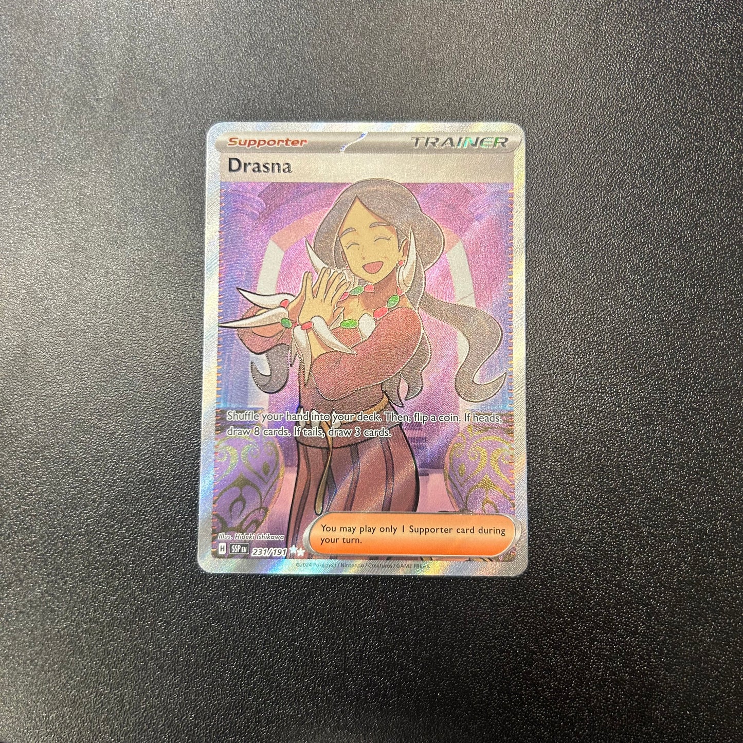 Pokemon TCG Drasna Full Art 231/191 Surging Sparks