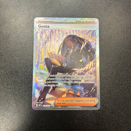 Pokemon TCG Geeta Full Art 226/197 Obsidian Flames