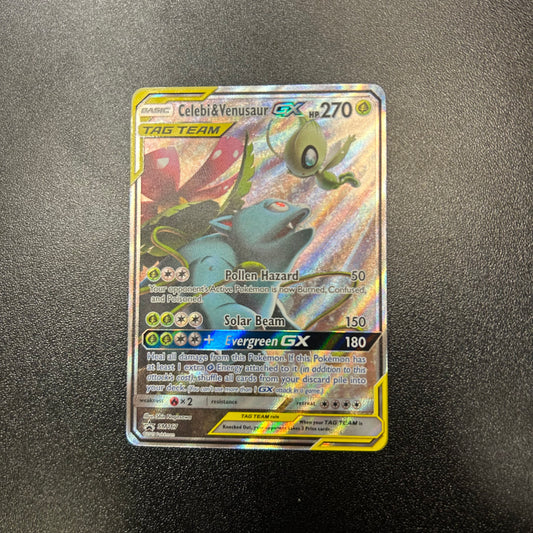 Pokemon TCG Tag Team Celebi and Venusaur GX Black Star Promo SM167