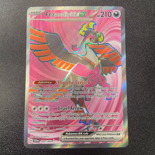 Pokemon TCG Fezandipiti ex Full Art 084/064 Shrouded Fable