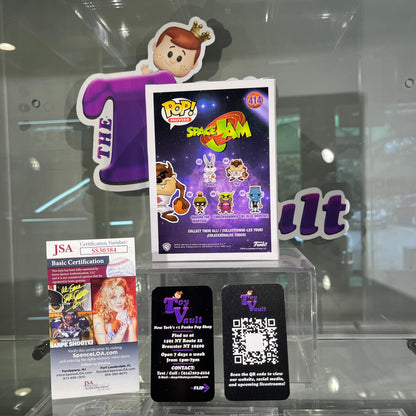 Funko Pop! Movies Space Jam - Taz #414 Signed by Dee Bradley Baker