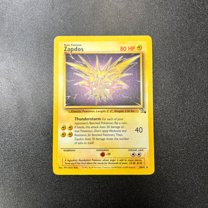 Pokemon TCG Fossil Zapdos 30/62