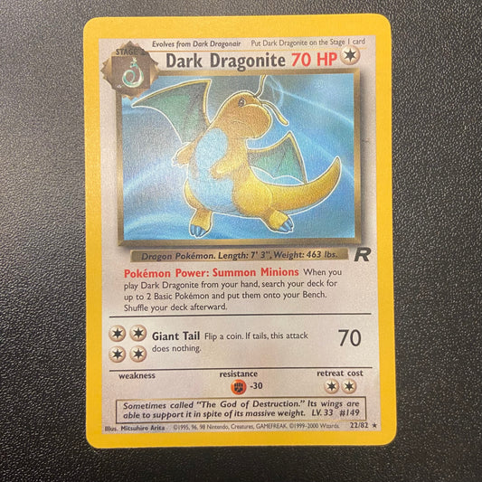 Pokemon TCG Dark Dragonite 22/82 Team Rocket