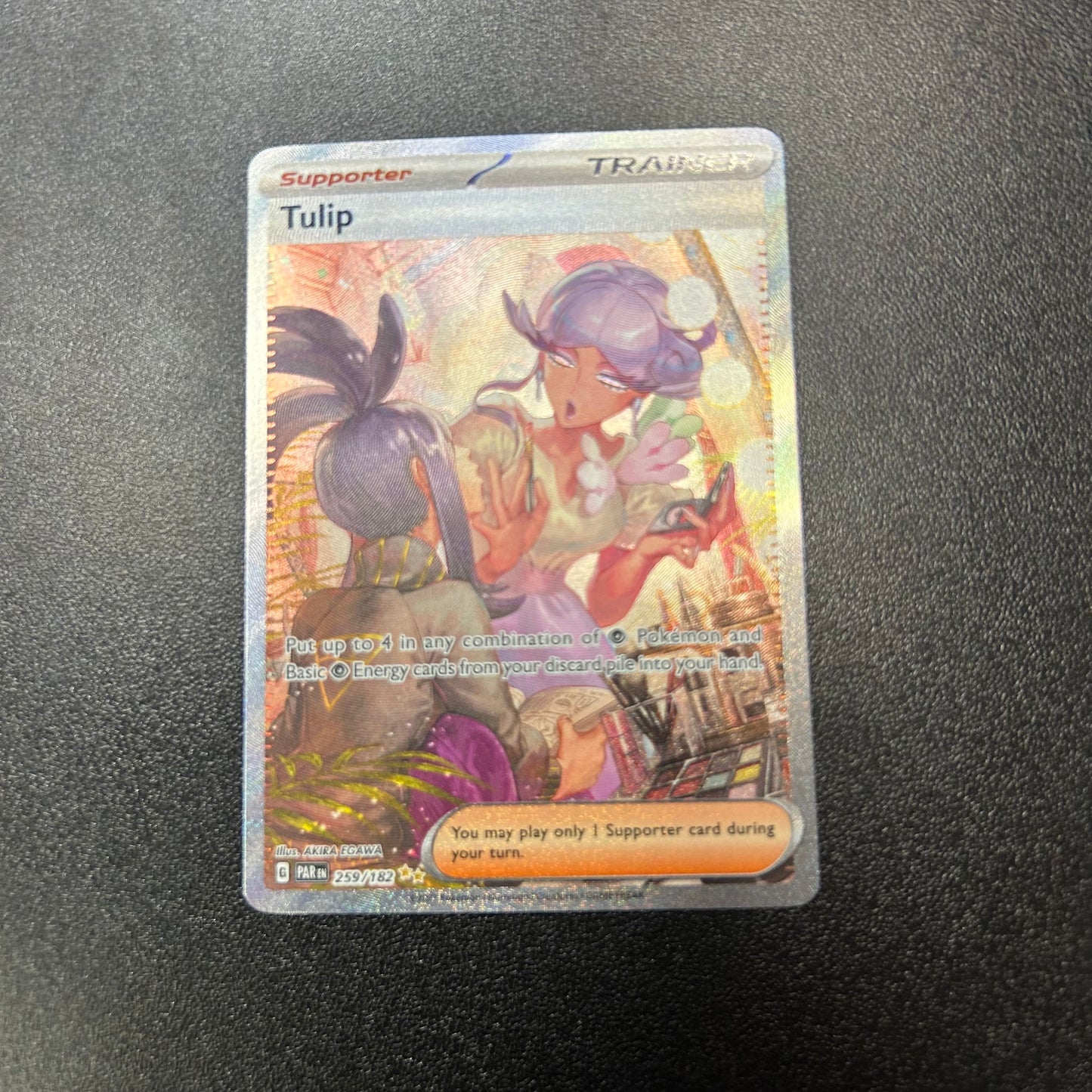 Pokemon TCG Tulip Full Art 259/182 Paradox Rift