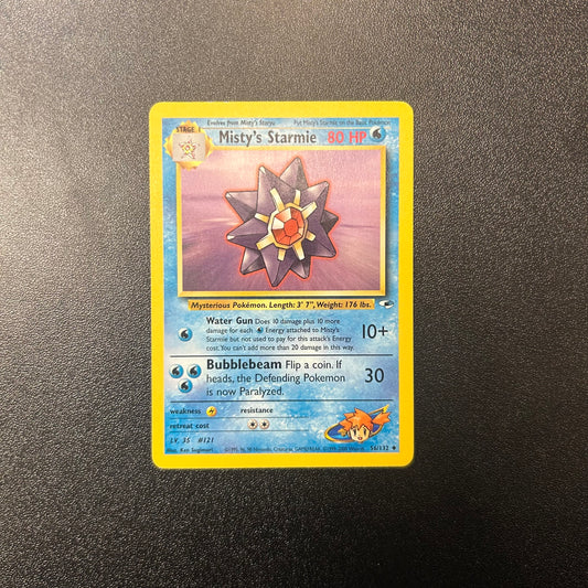 Pokemon TCG Misty's Starmie 56/132 Gym Heroes