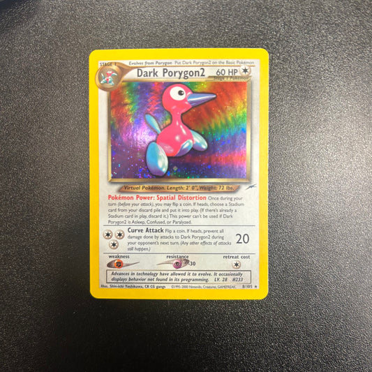 Pokemon TCG Dark Porygon 2 Holofoil 8/105 Neo Destiny