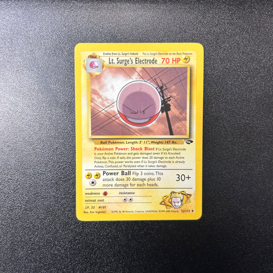 Pokemon TCG Lt. Surge's Electrode 52/132 Gym Challenge