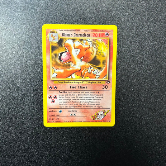 Pokemon TCG Blaine's Charmeleon 31/132 Gym Challenge