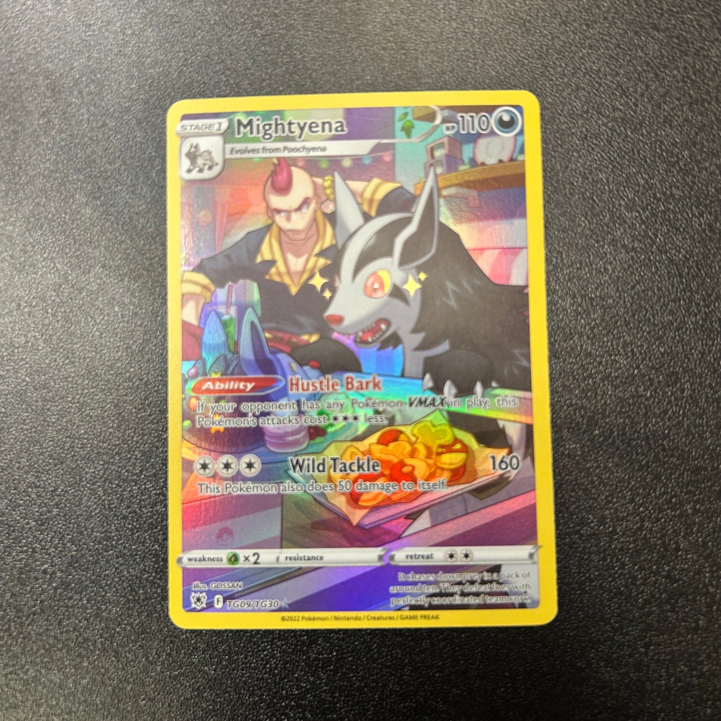 Pokemon TCG Mightyena TG09/TG30 Astral Radiance Ultra Rare