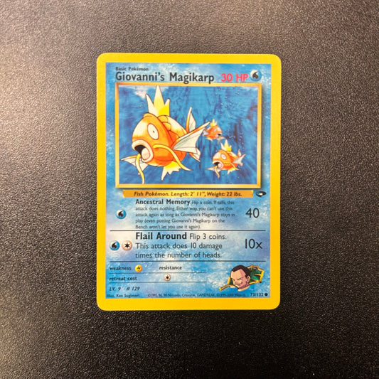 Pokemon TCG Giovanni's Magikarp 73/132 Gym Challenge