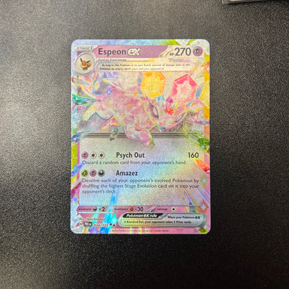 Pokemon TCG Prismatic Evolutions Espeon ex 034/131