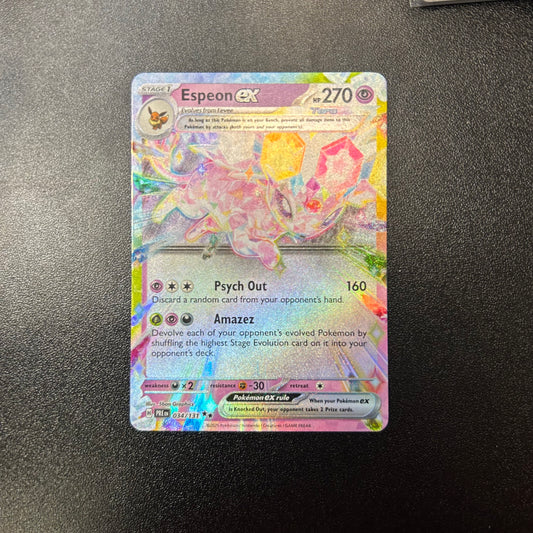 Pokemon TCG Prismatic Evolutions Espeon ex 034/131