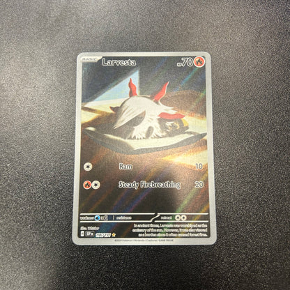 Pokemon TCG Larvesta Full Art 196/191 Surging Sparks