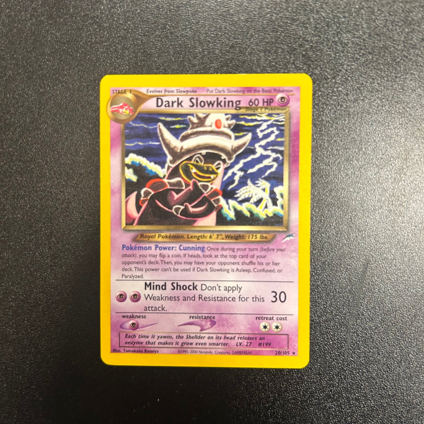 Pokemon TCG Dark Slowking 20/105 Neo Destiny
