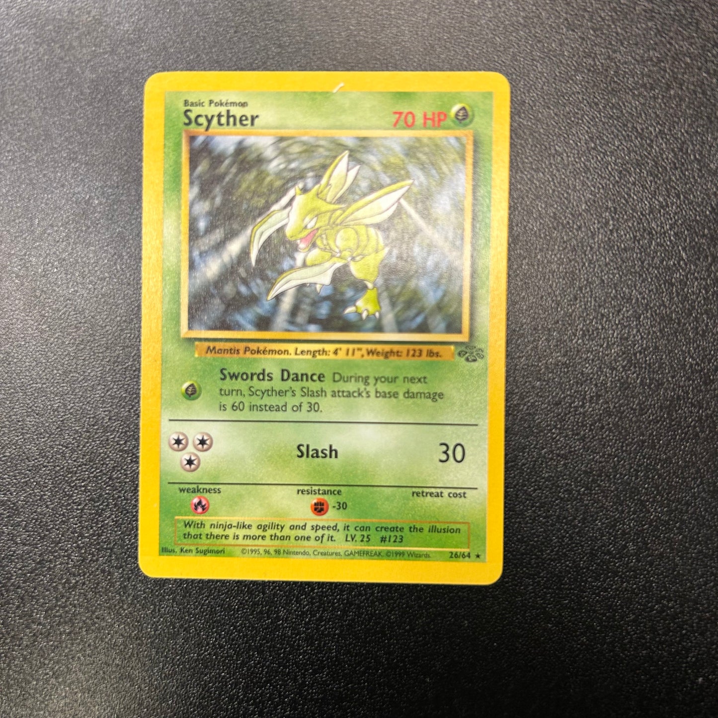 Pokemon TCG Jungle Scyther 26/64