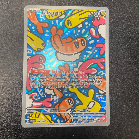 Pokemon TCG Tatsugiri Full Art 186/167 Twilight Masquerade