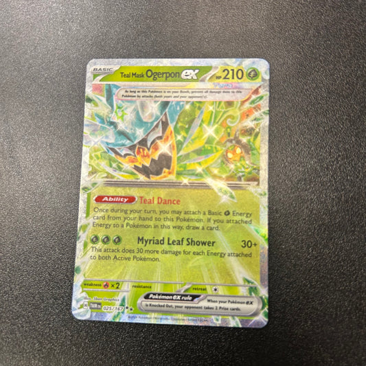Pokemon TCG Teal Mask Ogerpon ex 025/167 Twilight Masquerade